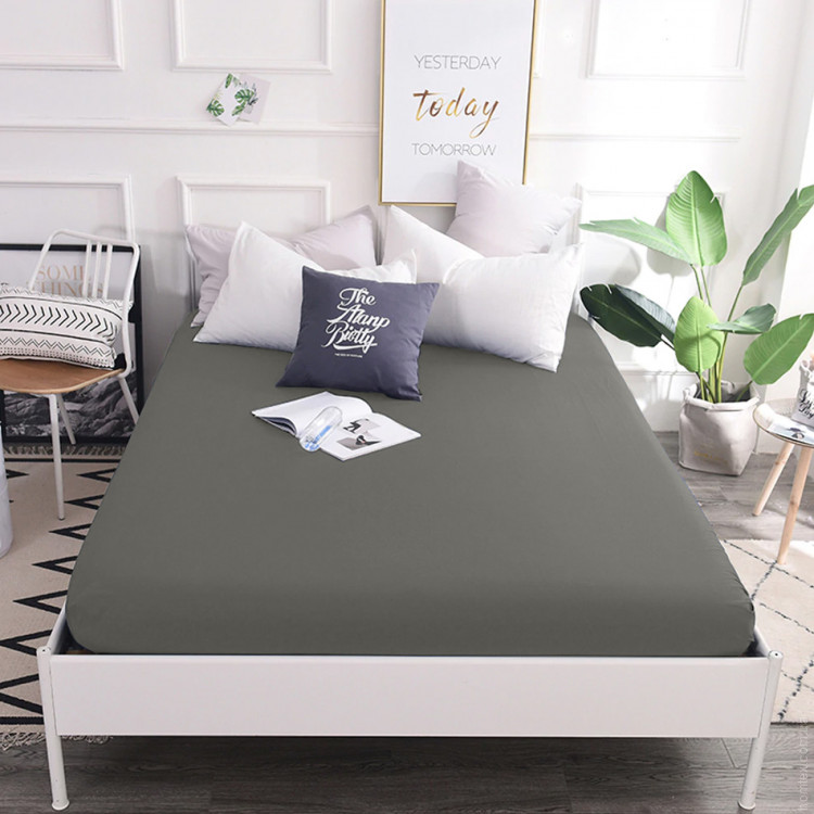 Простынь Mirson 16-5803 Geronimo бязь 80x190 см на резинке по периметру 