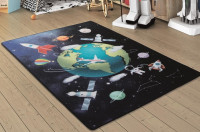 Коврик в детскую комнату Confetti Outer Space Lacivert 100x150 см