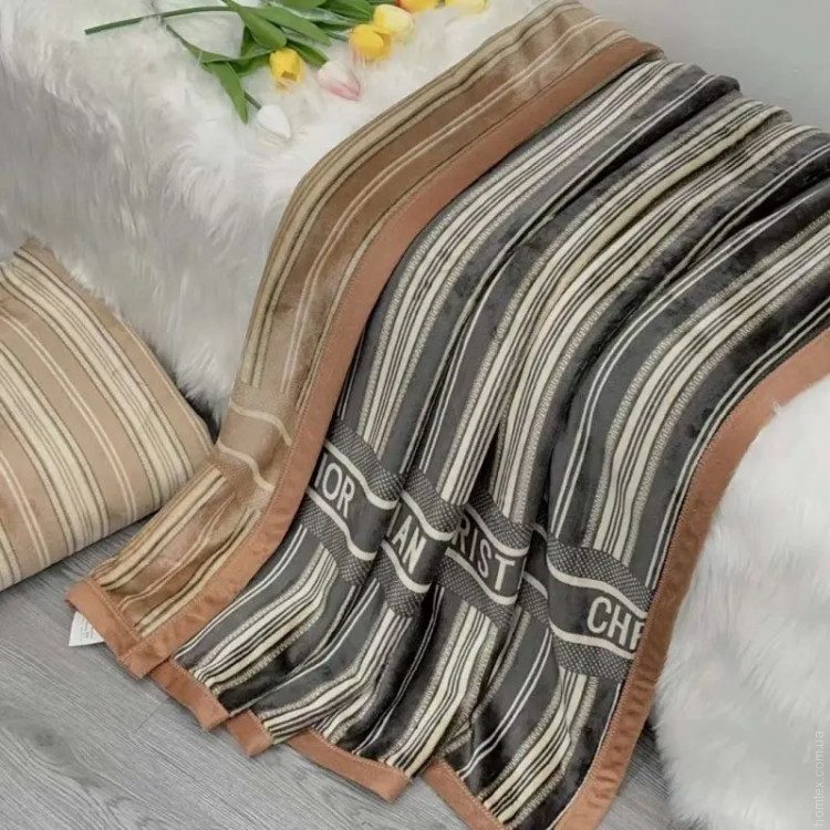 Плед велюровый двуслойный Home Textile 965601 200x230 см 