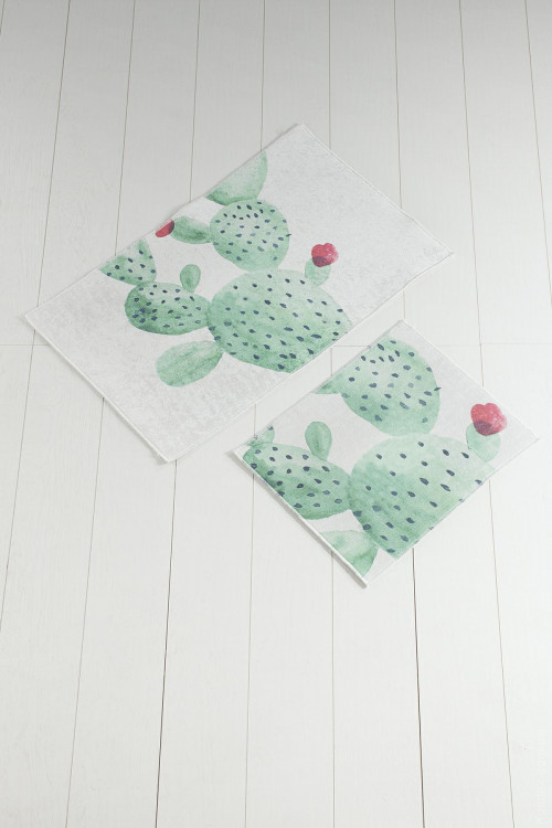 Набор ковриков для ванной Chilai Home GREEN DJT 50х60 см+60х100 см