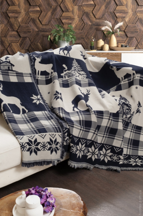 Плед - покрывало First Choice Deer eclipse 140x200 см