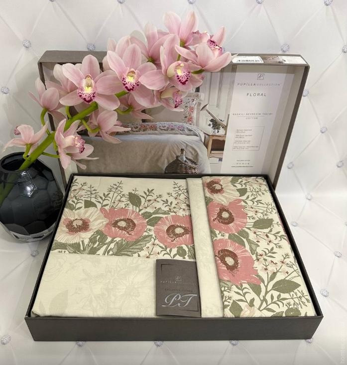 Постельное белье Pupilla Exclusive Cotton Deluxe Floral евро