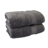 Рушник Maisonette Pure антрацит 550 г/м2 90х150 см 