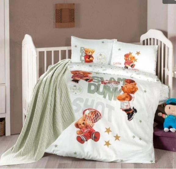 Постільна білизна First Choice Baby Digital Satin Nirvana Cleo з пледом-покривалом для малюків