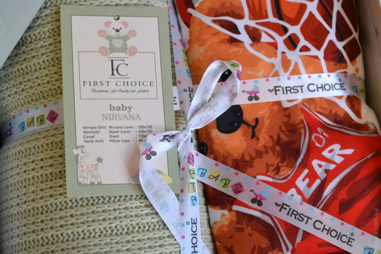 Постільна білизна First Choice Baby Digital Satin Nirvana Cleo з пледом-покривалом для малюків
