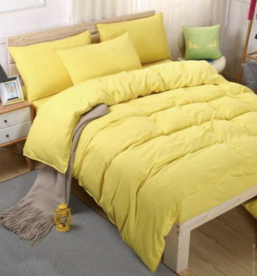 Пододеяльник Almira Mix фланель желтый 175x215 см