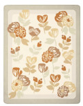 Плед бавовняний Biederlack Wohndecke Bloom Frame 150х200 см