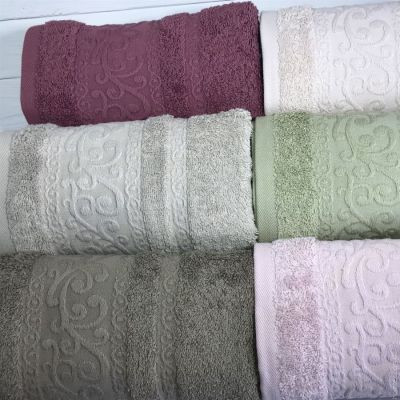 Набор махровых полотенец Pupilla из 6 шт. 50х90 см. Ahenk