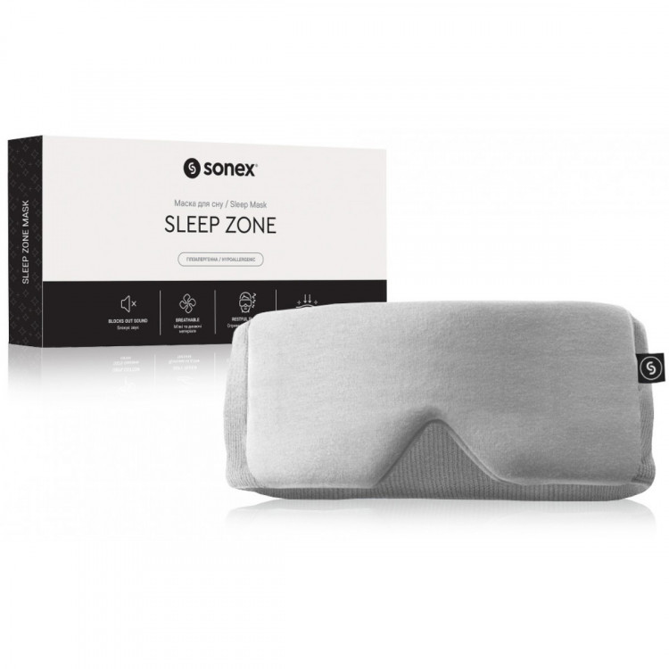 Маска для сна Sonex Sleep Zone 20х9 см Маска для сна Sonex Sleep Zone 20х9 см