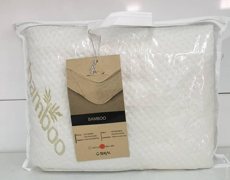 Наматрасник Seral Bamboo 180x200 резинка по углам