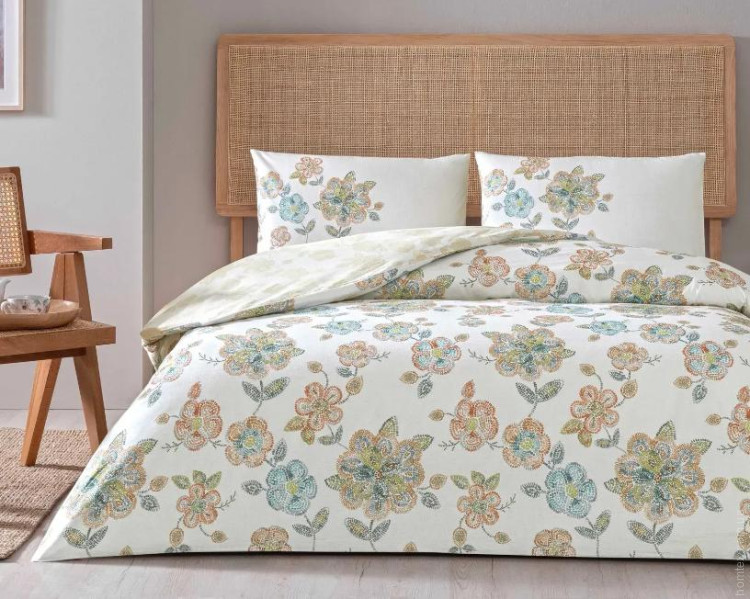 Постільна білизна TAC Benica pembe ранфорс євро