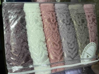 Набор махровых полотенец Doruk из 6-ти шт Мод.5 50х90 см 