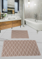 Набор ковриков для ванной комнаты Diva Kidi Cappuccino 60x100+50x60 см