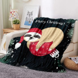 Плед - покрывало из микрофибры Homytex Sherpa с рисунком 180x220 см, модель 10