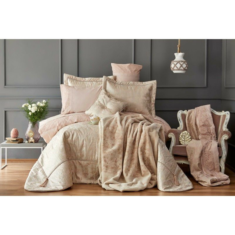 Pokryvalo S Navolochkami Karaca Home Sueno 2019 2 Pudra 260x270 Sm Kupit V Internet Magazine Homtex