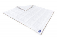 Одеяло шерстяное Mirson Деми Royal Pearl Hand Made Чехол Сатин Italy 140x205 см, №0346