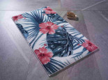 Килимок для ванної Confetti Hibiscus Mercan 57x100 см