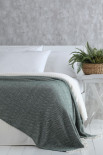 Плед жаккардовый Pavia Nevada Yesil 150x200 см