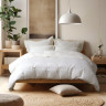 Постельное белье сатин 210ТС Lotus Home Brista молочный евро (160х200+30 см)