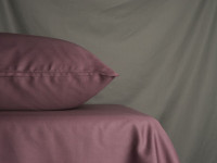 Простынь PAVIA SATEN2 KOYU MURDUM 160x240 см