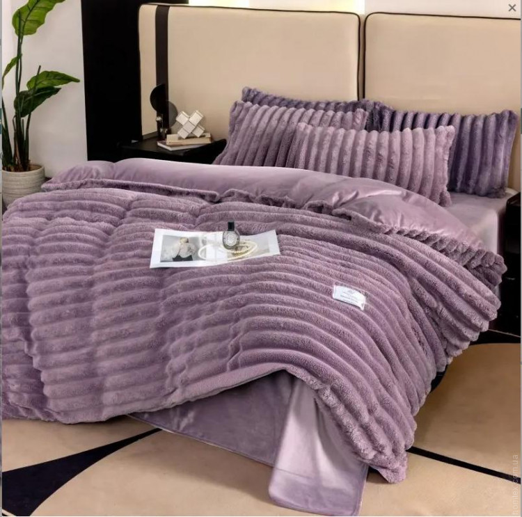 Постільна білизна Colorful Home велюрове євро, модель 4