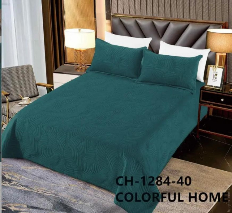 Покрывало велюровое Colorful Home 210x240 см, модель CH-1284-40, модель 8