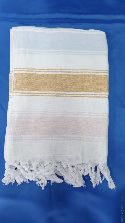 Полотенце пляжное FinLine Turkish Towel Exclusive Peshtemal 90x180 см, цвет Vp03