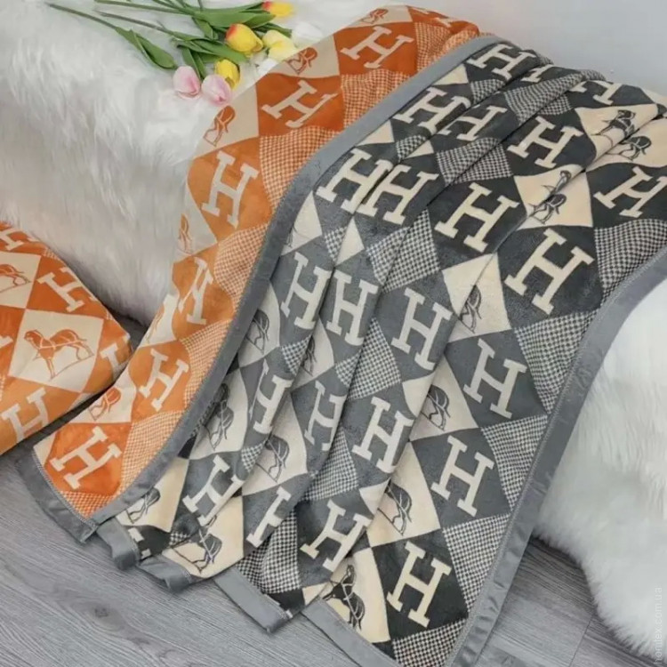 Плед велюровый двуслойный Home Textile 965068 200x230 см