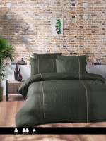 Постельное белье First Choice De Luxe Elegant dark green евро Постельное белье First Choice De Luxe Elegant dark green евро