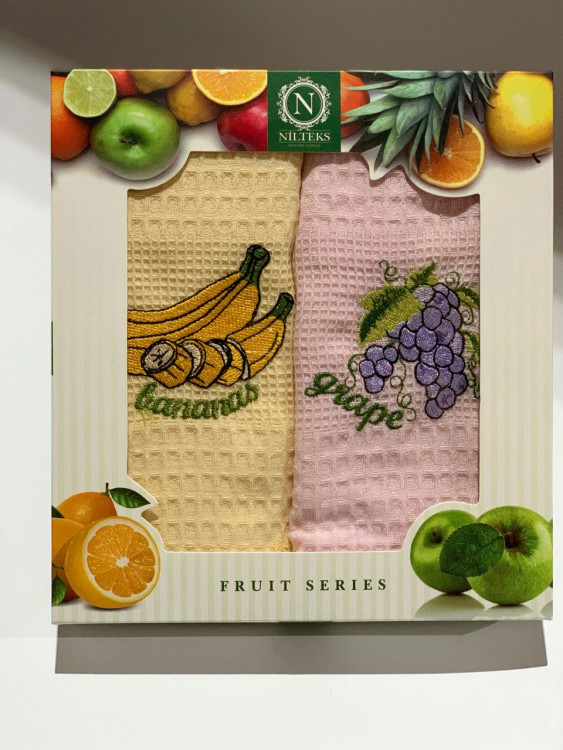 Набор кухонных полотенец Nilteks Fruit Series V01 40x60 см (2 шт)