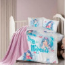 Постельное белье First Choice Baby Digital Satin Nirvana Mermaid с пледом-покрывалом для малышей