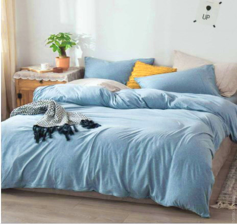 Пододеяльник Almira Mix фланель голубой 175x215 см