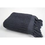 Полотенце махровое Barine Rib indigo синий 45x90 см 