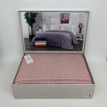 Покрывало вафельное Diamond Rabeka pudra 240x260 см