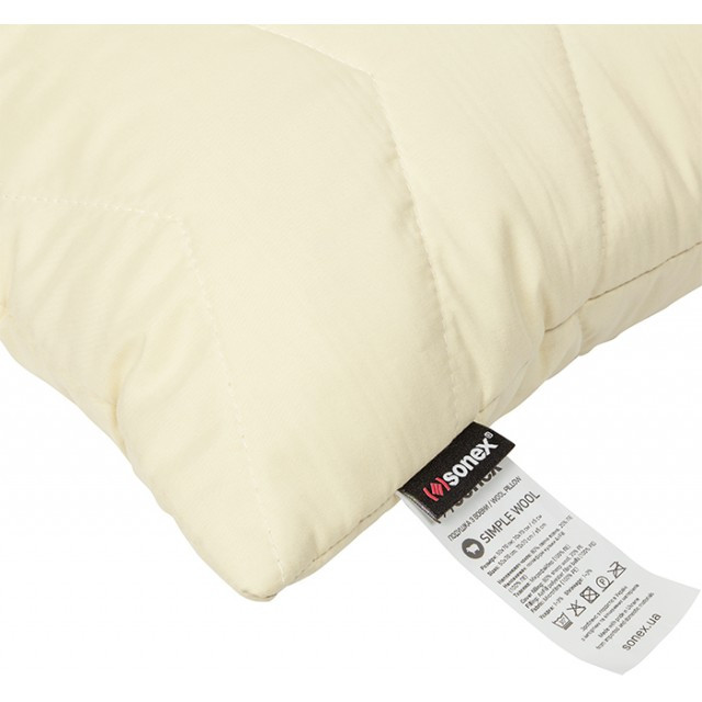 Подушка з вовни Sonex Simple Wool 70х70 см