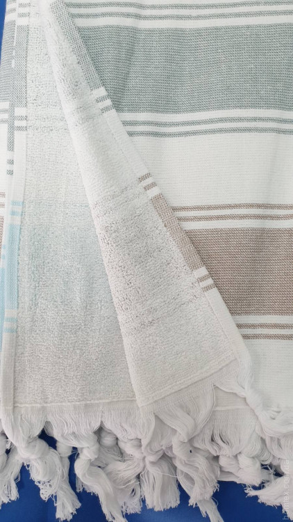Полотенце пляжное FinLine Turkish Towel Exclusive Peshtemal 90x180 см, цвет Vp04