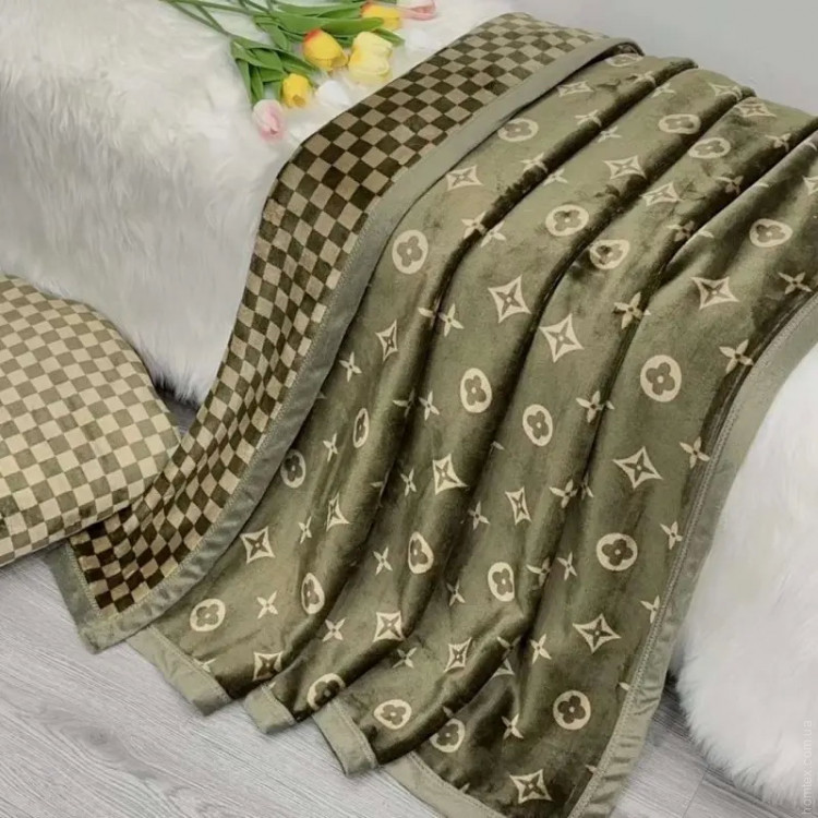 Плед велюровый двуслойный Home Textile 965652 200x230 см