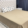 Бамбукове піке - покривало на ліжко Mylinn Home 220x260 см гірчичне