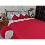 Покривало Руно Cherry Зірка вишневе 150x212 см