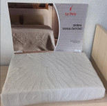 Покрывало Le Vele Zebra 240х260 см серо-бежевое