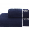 Махровое полотенце 50х100 см. Soft cotton Marine lady blue