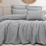 Постільна білизна Saheser Rocco Gri євро 200х220 jacquard