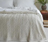 Плед La Modno Genova Vanilla Cream 170x240 см