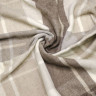 Плед Вултекс Тоскана бело-бежево-коричневый 140x200 см
