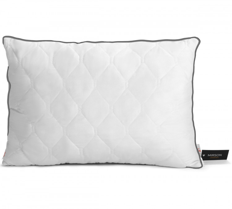 Подушка хлопковая Mirson Eco Silver 70x70 см, №1287 средняя