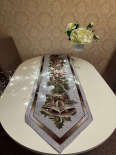 Раннер - дорожка на стол новогодний Verolli 35x185 см, модель 2