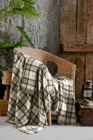 Плед - покрывало First Choice Plaid brown 140x200 см