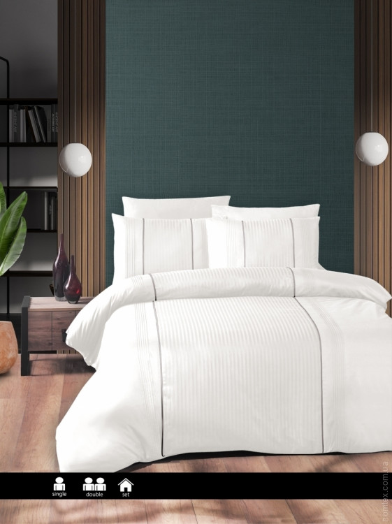 Постельное белье First Choice De Luxe Elegant white евро Постельное белье First Choice De Luxe Elegant white евро