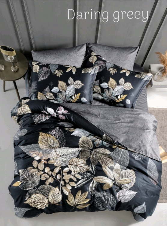 Постельное белье LaRomano Sateen Daring grey семейный 