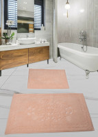 Набор ковриков для ванной комнаты Diva Liza Peach 60x100+50x60 см